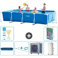 Intex Piscina fuori terra rettangolare - 450x220x84 cm - composta da 5 elementi - modello S122