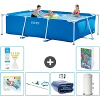 Intex Piscina fuori terra rettangolare - 300x200x75 cm - composta da 5 elementi, modello S96