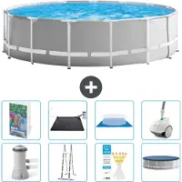 Intex Struttura per piscina a forma di prisma - 457x122 cm - composta da 7 elementi - modello S600