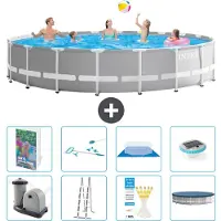 Intex Struttura per piscina a forma di prisma - 610x132 cm - composta da 7 elementi - modello S595