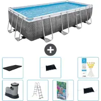 Bestway Power Steel, piscina rettangolare - 549x274x122 cm - 6 pezzi, modello S562