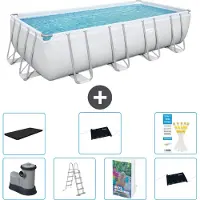 Bestway Power Steel, piscina rettangolare - 549x274x122 cm - 6 pezzi, modello S562