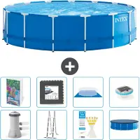 Intex Piscina fuori terra a struttura - 457x122 cm - 7 pezzi - Modello S608