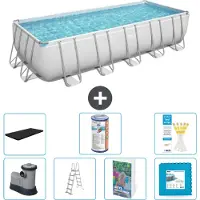 Bestway Power Steel, piscina rettangolare - 640x274x132 cm - 6 pezzi, modello S602
