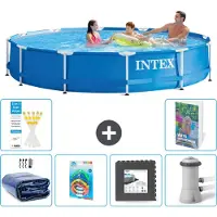 Intex Piscina fuori terra a struttura - 366x76 cm - composta da 5 elementi, modello S3