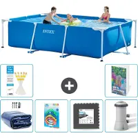 Intex Piscina fuori terra rettangolare - 300x200x75 cm - Struttura in 5 parti, modello S3
