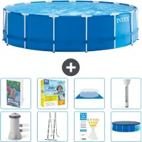Intex Piscina fuori terra autoportante - 457x122 cm - 7 pezzi - Modello S532