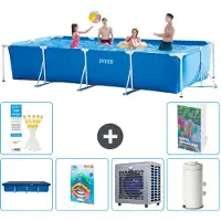 Intex Piscina fuori terra rettangolare - 450x220x84 cm - composta da 5 elementi - modello S164