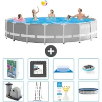 Intex Struttura per piscina a forma di prisma - 549x122 cm - composta da 7 elementi - modello S608