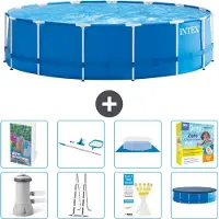 Intex Piscina fuori terra a struttura - 457x122 cm - 7 pezzi - Modello S550