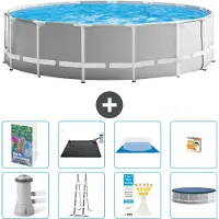 Intex Struttura per piscina a forma di prisma - 457x122 cm - composta da 7 elementi - modello S559