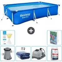 Bestway Steel Pro, piscina rettangolare - 300x201x66 cm - 5 pezzi, modello S329