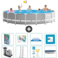 Intex Struttura per piscina a forma di prisma - 549x122 cm - composta da 7 elementi - modello S651