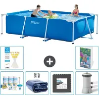 Intex Piscina fuori terra rettangolare - 300x200x75 cm - composta da 5 elementi, modello S59