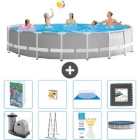 Intex Struttura per piscina a forma di prisma - 549x122 cm - composta da 7 elementi - modello S525