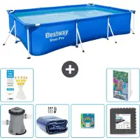 Bestway Steel Pro, piscina rettangolare - 300x201x66 cm - composta da 5 parti, modello S177