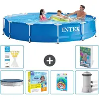 Intex Piscina fuori terra a struttura - 366x76 cm - 5 pezzi - Modello S57