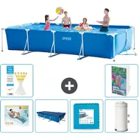 Intex Piscina fuori terra rettangolare - 450x220x84 cm - composta da 5 elementi - modello S137