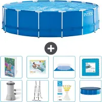 Intex Piscina fuori terra a struttura - 457x122 cm - 7 pezzi - Modello S651