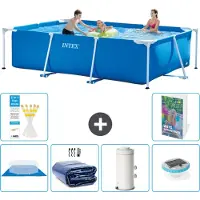Intex Piscina fuori terra rettangolare - 300x200x75 cm - composta da 5 elementi, modello S98