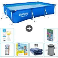 Bestway Steel Pro, piscina rettangolare - 300x201x66 cm - 5 pezzi, modello S50