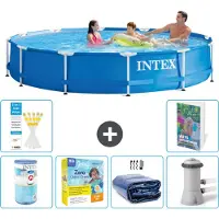 Intex Piscina autoportante rettangolare - 366x76 cm - composta da 5 parti - modello S50