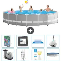 Intex Struttura per piscina a forma di prisma - 549x122 cm - composta da 7 elementi - modello S610