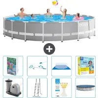 Intex Struttura per piscina a forma di prisma - 610x132 cm - composta da 7 elementi - modello S550