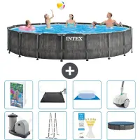 Intex Struttura per piscina a forma di prisma - 549x122 cm - composta da 7 elementi - modello S600