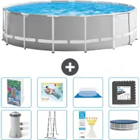 Intex Struttura per piscina a forma di prisma - 457x122 cm - composta da 7 elementi - modello S533