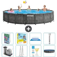 Intex Struttura per piscina a forma di prisma - 549x122 cm - composta da 7 elementi - modello S532