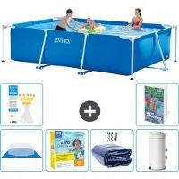Intex Piscina fuori terra rettangolare - 300x200x75 cm - composta da 5 elementi, modello S71