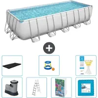 Bestway Power Steel, piscina rettangolare - 640x274x132 cm - 6 pezzi, modello S570