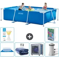 Intex Piscina fuori terra rettangolare - 300x200x75 cm - composta da 5 elementi - modello S124