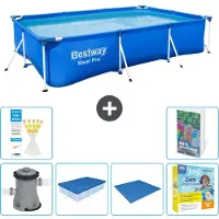 Bestway Steel Pro, piscina rettangolare - 300x201x66 cm - composta da 5 parti, modello S198