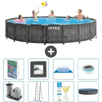 Intex Struttura per piscina a forma di prisma - 549x122 cm - composta da 7 elementi - modello S608