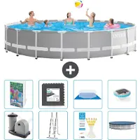 Intex Struttura per piscina a forma di prisma - 610x132 cm - composta da 7 elementi - modello S608