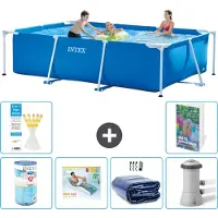 Intex Piscina fuori terra rettangolare - 300x200x75 cm - composta da 5 elementi - modello S173