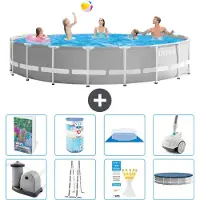 Intex Struttura per piscina a forma di prisma - 549x122 cm - composta da 7 elementi - modello S549