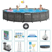 Intex Struttura per piscina a forma di prisma - 549x122 cm - composta da 7 elementi - modello S658