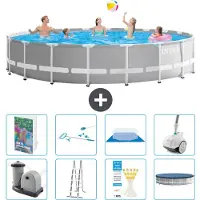 Intex Struttura per piscina a forma di prisma - 610x132 cm - composta da 7 elementi - modello S605