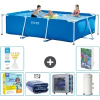 Intex Piscina fuori terra rettangolare - 300x200x75 cm - composta da 5 elementi, modello S157