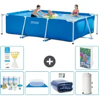 Intex Piscina fuori terra rettangolare - 300x200x75 cm - composta da 5 elementi, modello S115