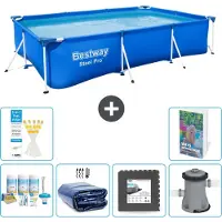 Bestway Steel Pro, piscina rettangolare - 300x201x66 cm - 5 pezzi, modello S59