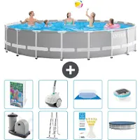 Intex Struttura per piscina a forma di prisma - 610x132 cm - composta da 7 elementi - modello S552