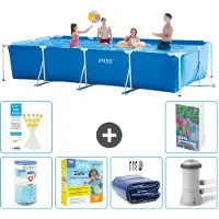 Intex Piscina fuori terra rettangolare - 450x220x84 cm - 5 pezzi, modello S50