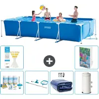 Intex Piscina fuori terra rettangolare - 450x220x84 cm - composta da 5 elementi, modello S93