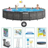 Intex Struttura per piscina a forma di prisma - 549x122 cm - composta da 7 elementi - modello S639