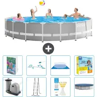 Intex Struttura per piscina a forma di prisma - 549x122 cm - composta da 7 elementi - modello S550