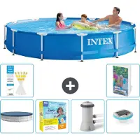 Intex Piscina fuori terra a struttura - 366x76 cm - 5 pezzi - Modello S4